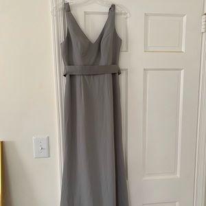 White byVera Wang silver/gray formal dress